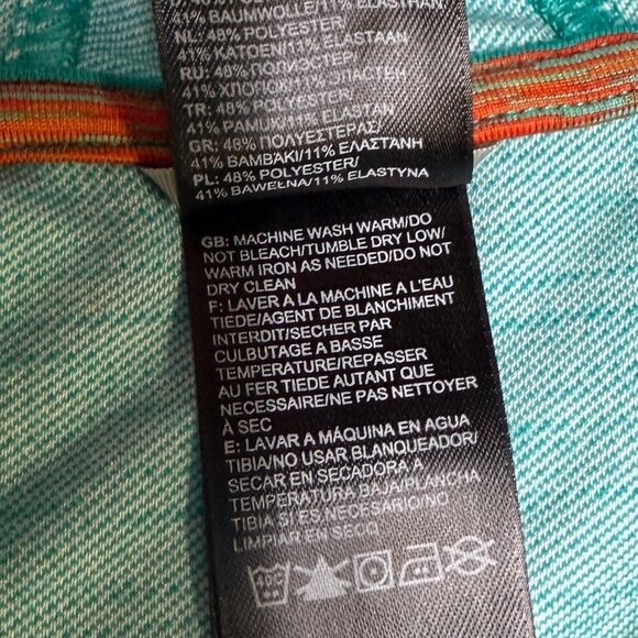 North Face Women’s Full-Zip Hooded Jacket Teal Size Medium Style A4M6 Thumbholes - Picture 9 of 11